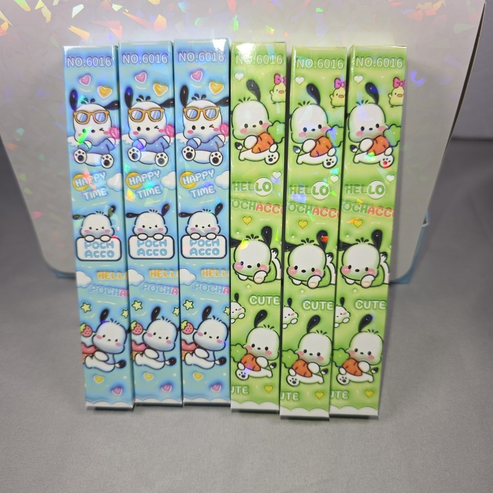 Pochacco Pens Mystery Pack Pen Set Of 6 New Blind Boxes